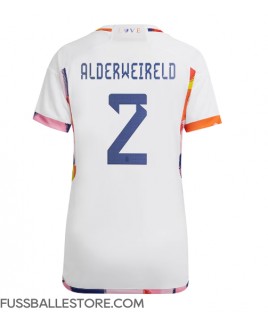 Günstige Belgien Toby Alderweireld #2 Auswärtstrikot Damen WM 2022 Kurzarm